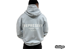 Худи Zip Represent Blue (S, M, L, XL)