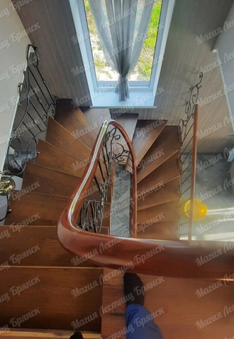 Кованые перила для лестницы - Арт 015