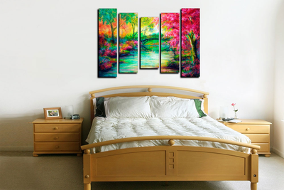 Модульная картина "Сказочный лес"