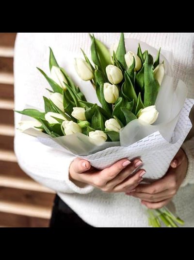 Букет из 15 тюльпанов