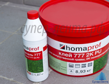 Полиуретановый Клей Homakoll  PU 777 Prof 2К  (2-х компонентный) ( зелёный),10 кг