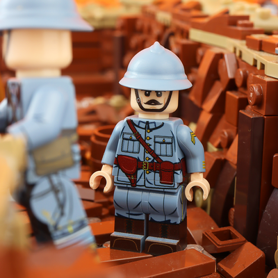 Французский офицер времен Первой мировой войны | WW1 FRENCH TRENCH RAIDER United Bricks