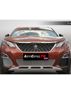 Premium защита радиатора для Peugeot 3008 (2017-2021)