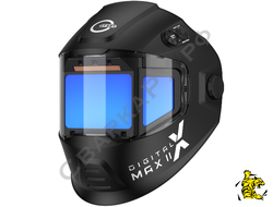 Маска сварщика "Хамелеон" Старт Digital X MAX II 3/4-15DIN обзор 116x81мм +2х 74х50мм