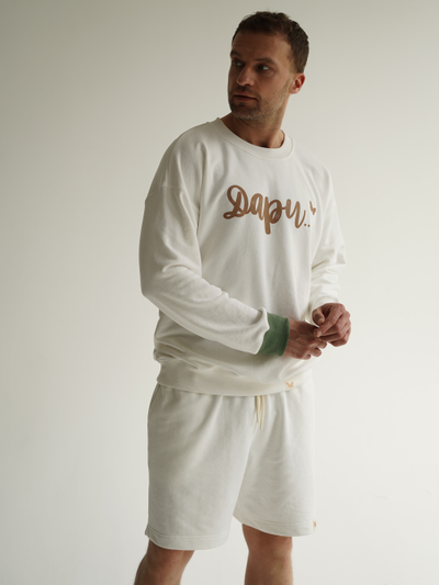 ШОРТЫ УНИСЕКС "ПРИЯТНО" БЕЛЫЕ