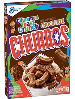 Готовый Завтрак Cinnamon Crunch CHURROS с корицей 337гр (12)
