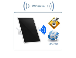 DE/R7 Расширитель/повторитель Wi-Fi 2.4-2.4835GHz с автономным питанием, уличное исполнение, до 7 дней автономной работы без подзаряда, до 100 м. (300 Мбит/с)