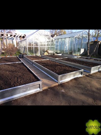 ГРЯДКА ОЦИНКОВАННАЯ "ЧУДО ГРЯДКА" (в220 х ш800 х д2000мм)