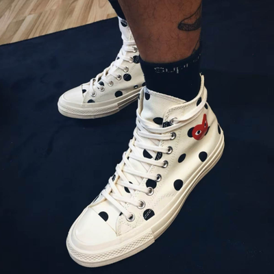 Комфортные высокие кеды Converse Comme des Garçons 157251C