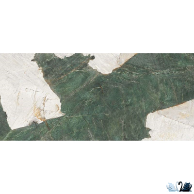 Керамогранит FMAX Venetian Green 6mm glossy 120x270 см зеленый