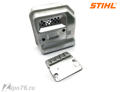 Глушитель штиль 180 бензопилы мс