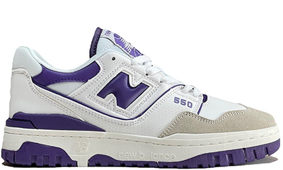 New Balance 550 White Prism Purple