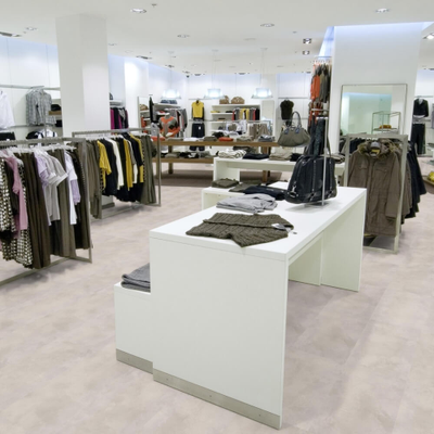 Биополы Wineo PURLINE 1000 Городской Светло-Серый PLC317R в интерьере магазина