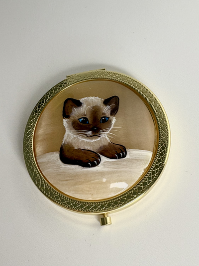 Зеркальце карманное с камнем селенит, разные изображения