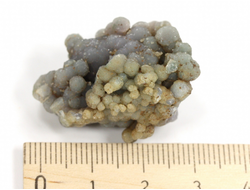 Халцедон фиолетовый виноградный, коллекционный образец, Индонезия (35*23*25 мм, 14 г) №35914