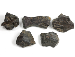 Магнетит необработанный "дикий" образец в ассортименте, Россия (20-30 мм, 5-6 г) №36106