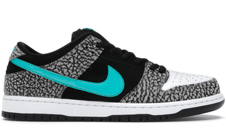 Nike SB Dunk Low Atmos Elephant (Черные с серым)