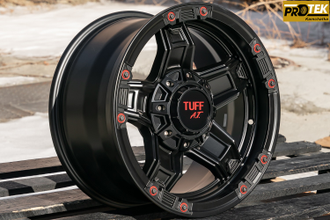 Комплект дисков R17 9,0J ET+0 5*150/5*139,7 TUFF A.T. T-10 Черный (R249)