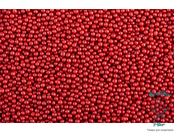 Посыпки "Шарики Красные перламутровые d2 мм", 50 гр