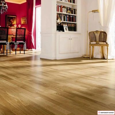 Паркетная доска Polarwood C;lassic Дуб Орегон 138 мм 1-полосный без фаски лак замок 2G толщина 14 мм 2.2 м2