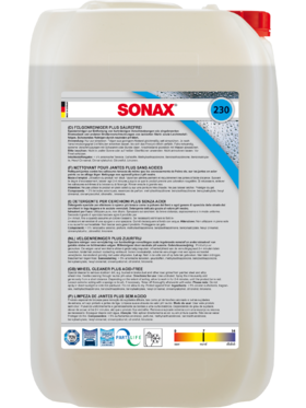 Средство для чистки дисков колес (концентрат) &quot;SONAX Rim cleaner PLUS acid-free Limit&quot; 5 л