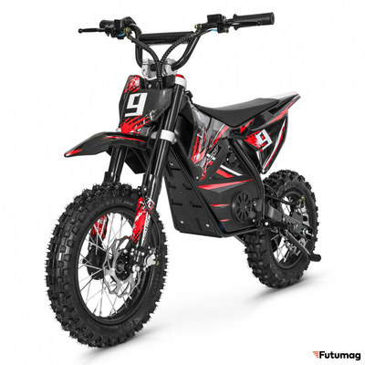 Электромотоцикл GreenCamel Питбайк DB450, 48V 1200W R12/R10 красный