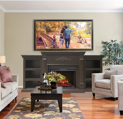 электрический камин Брукс LUX BL Sparta