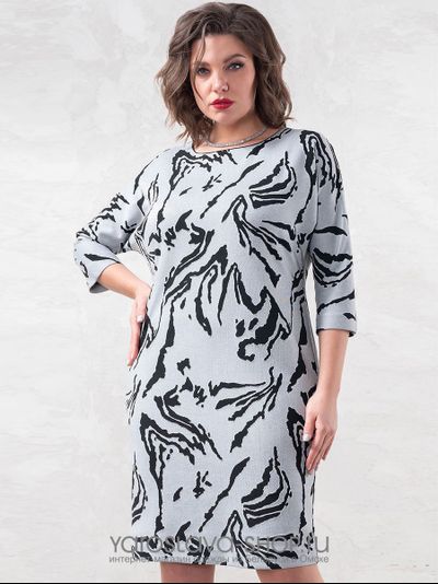 Повседневное женское платье из легкого трикотажа