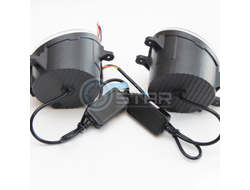 Светодиодные модули LED FOG M703, ПТФ + ДХО, 4000Lm (комплект, 2шт)