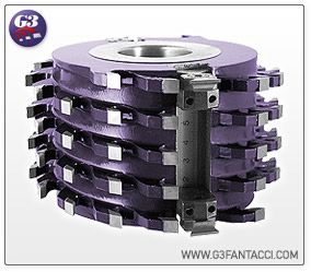 Фрезерные шейперные барабаны по дереву G3Fantacci 0115 с подрезающими резцами