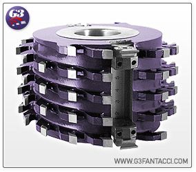 Фрезерные шейперные барабаны по дереву G3Fantacci 0115 с подрезающими резцами