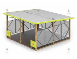 1351.2 Теневой навес 20 кв. метров