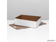 Коробка под торт с окном 30 х 40 х 12 см Белая