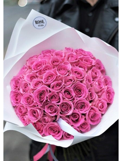 Букет из 51 розовой розы