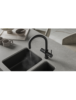 Система мгновенного кипячения воды с газацией и охлаждением 5в1 AQUAHOT MONTBLANC BM (матовый черный)