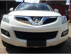 Защита радиатора Great Wall Hover H5 2011- black верх