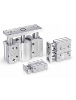 Компактный цилиндр с направляющими MGP