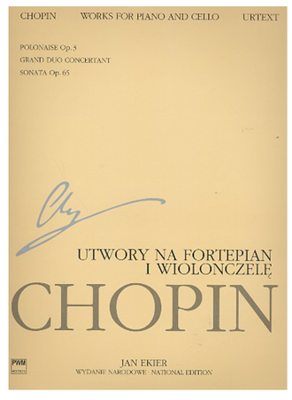 Chopin, Frédéric. Works for piano and cello. National Edition vol.23 A 16