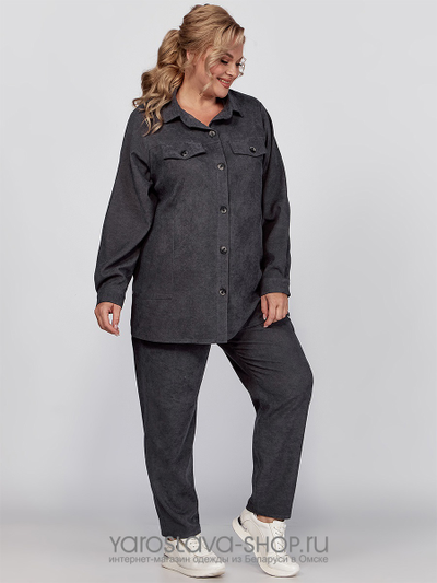 Костюм женский 2-х предметный, состоящий из рубашки и брюк