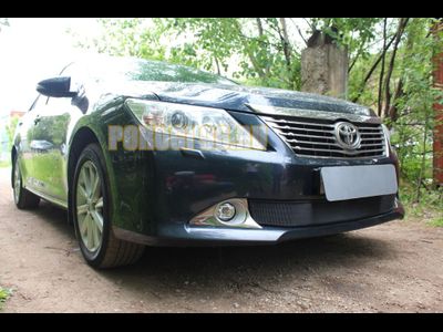 Защита радиатора Toyota Camry XV50 2011-2014 black