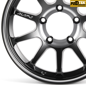 Комплект дисков R16 6,5J ET+0 5*139,7 RAYS FG421 Черный матовый с полировкой (81403)