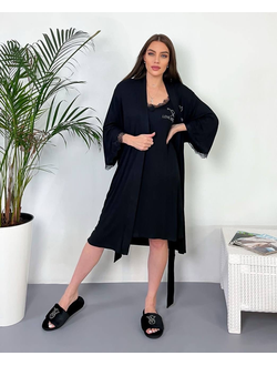 Домашняя одежда Виктория Сикрет 5в1 цвет черный