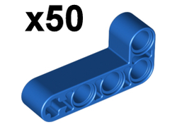 Technic, Liftarm, Modified Bent Thick L-Shape 2 x 4, Blue (32140 / 4124278 / 4168114 / 6271829)