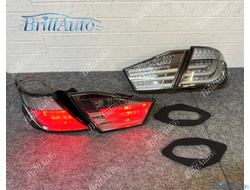 Стопы Toyota Camry 50 стиль BMW черные дымчатые