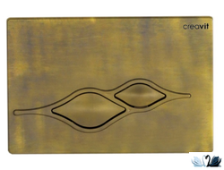 Кнопка смыва CREAVIT UFO GP1007.00 бронза матовый
