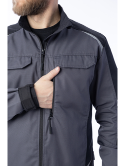 Куртка BRODEKS KS 202 цв. серый/чёрный