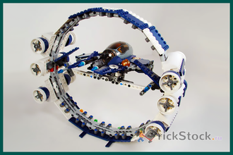 # 7661 Истребитель Джедаев с Кольцом Гиперпривода / Jedi Starfighter with Hyperdrive Booster Ring (2007)