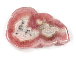 Родохрозит срез полированный с двух сторон, Аргентина (41*28*6 мм, 18,2 г) №25706