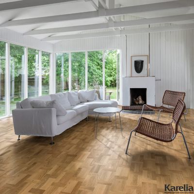 Паркетная доска Karelia Дуб Time Natural купить в интернет-магазине karelia-floor.ru