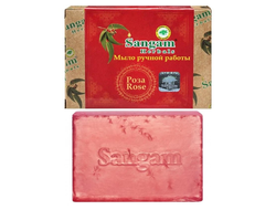 Мыло с глицерином РОЗА И КОКОС Sangam herbals, 100 гр